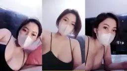 Dhini Bocorin Payudara Saat Live Dengan Rambut Pendek Yang Menggoda