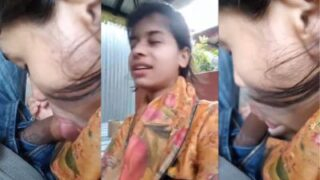Al Fresco Teen Blowjob: 18-year-old Gets On Her Knees In The Wild