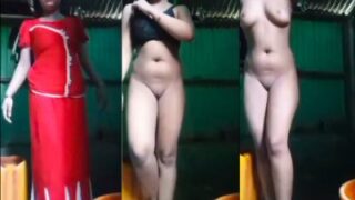 Assam’s Wild Temptress Strips Bare In A Sizzling Homemade Tease