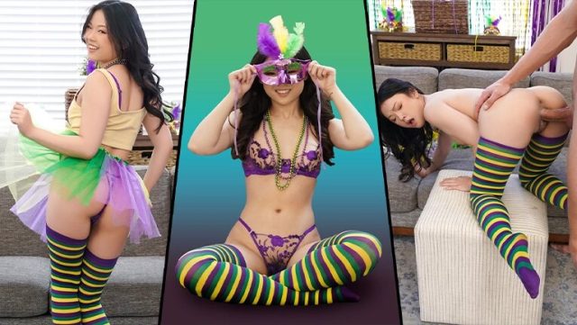 Masked Cock-stravaganza: Lulu Chu’s Teeny Temptation Unleashed