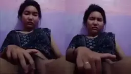 Naura Menggoda Diri Di Kamar Kos Yang Panas