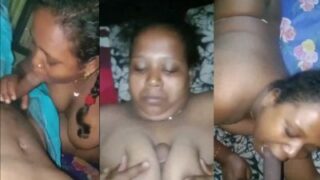 Tante Tamil Ngesot Ngocok Kontol Anak Tirinya Sampai Muncrat, Lalu Dia Telan Semua Sperma Itu