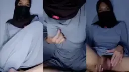 Ukhti Nina Asanti Berhijab Mengocok Memek 9