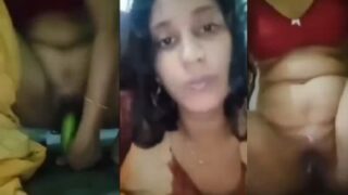 Gadis Desi Panas Meremas Mentimun Dan Menggoda Diri Sendiri