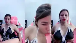 Marimar Kimmy Mainin Dildo Mangga Live Tanpa Busana