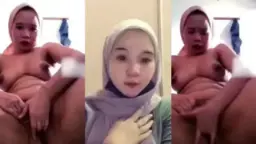 Tiktoker Berjilbab Menggairahkan, Menggoda Dengan Wortel