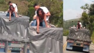 Bokep Nri Nekat, Cewek Ngentot Di Luar Di Atas Truk Jalanan