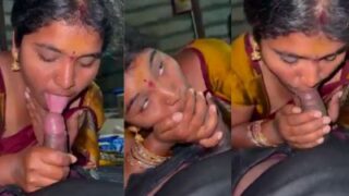 Ibu Rumah Tangga Yang Sudah Menikah Kasih Servis Mulut Ala Telugu Buat Mantan Pacarnya.