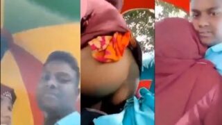 Video Mesum Di Luar Ruangan: Cewek Hijab Lagi Seru-seruan Sama Pacarnya