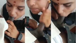 Cewek Kuliahan Marathi Ngewe Mulut Buat Pacarnya Sambil Gaya Desi