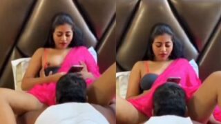 Gigolo Licks Slut Siya’s Pussy In Desi Sex Video